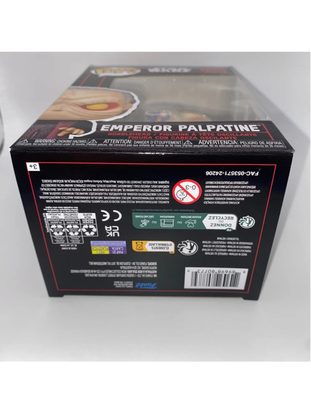 Funko Pop! Star Wars Emperor Palpatine Bobble Figure 738